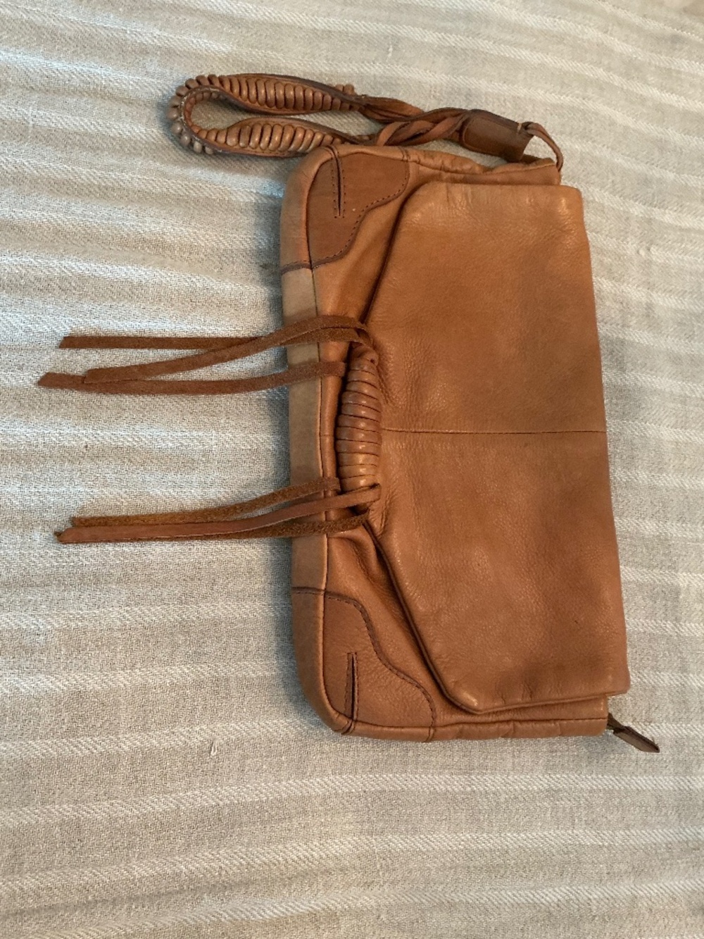 Lucky Brand leather clutch bag